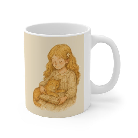 Annie's Reading Nook Logo Ceramic Coffee Cup, 11oz