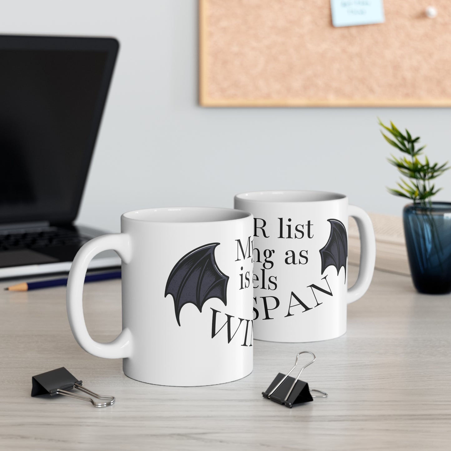 "My TBR List is as long as Azriels Wingspan." Ceramic Coffee Cup, 11oz